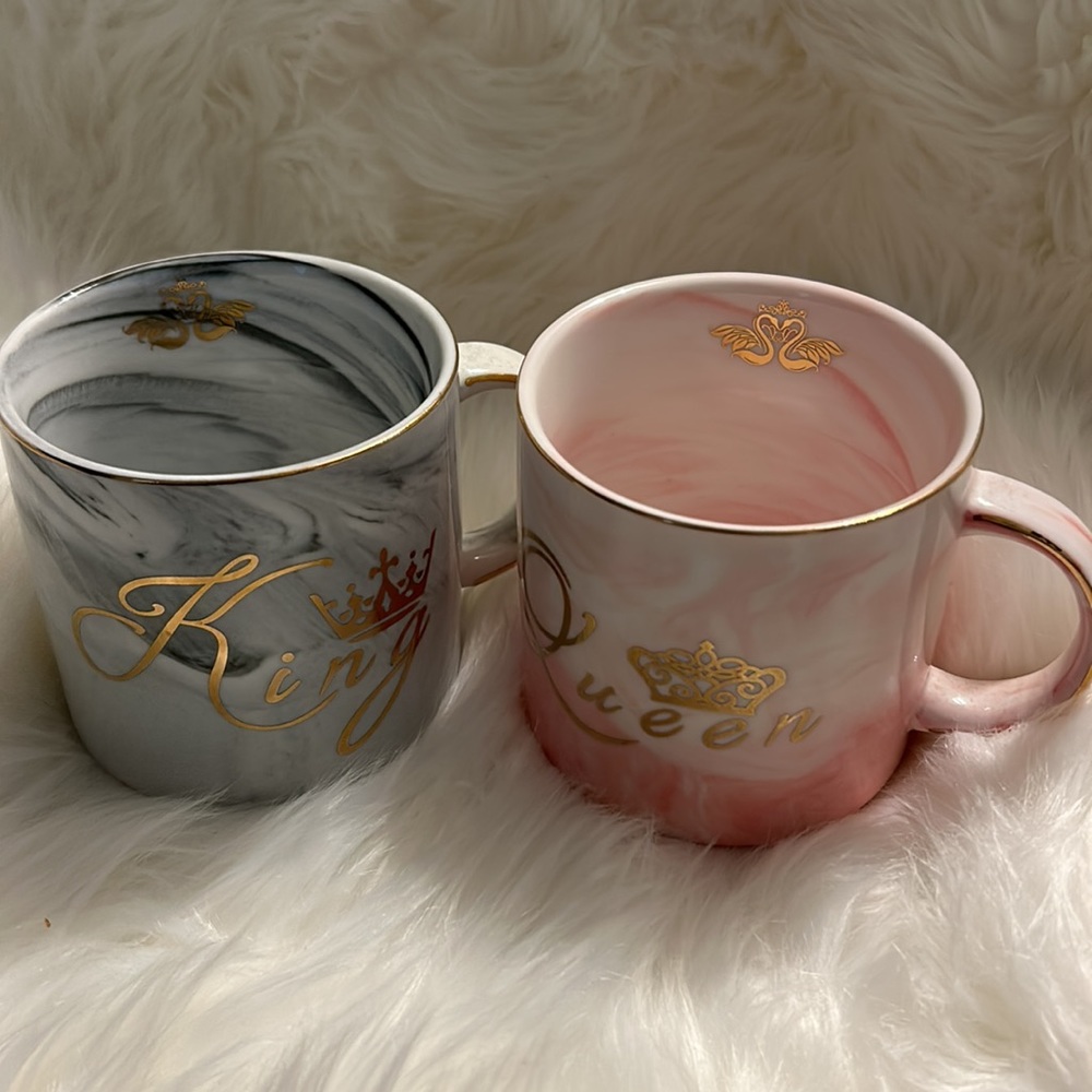 New king and queen mugs
